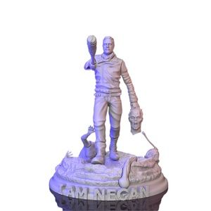 The Walking Dead Negan 3D Printed Model Unpainted Unassembled GK 1:8 Scale